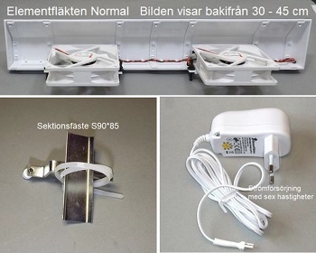 Komplett Sektionselement: S90*85